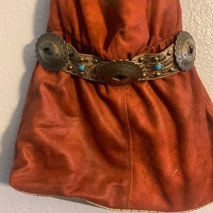 Lovely Kathy Van Zeeland Suede Handbag